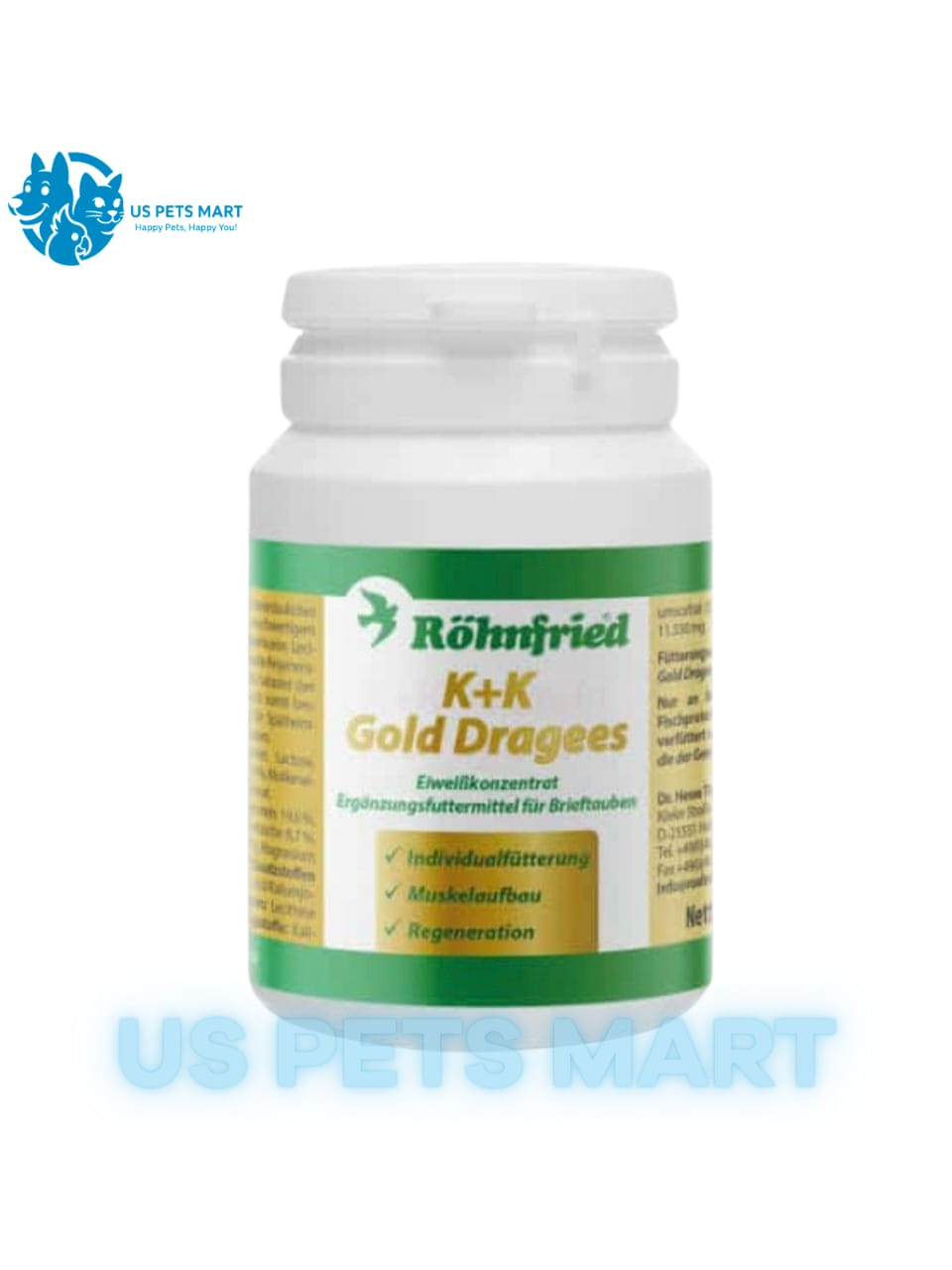 KK Gold Dragees for pigeon- support Muscle Regeneration And Growth