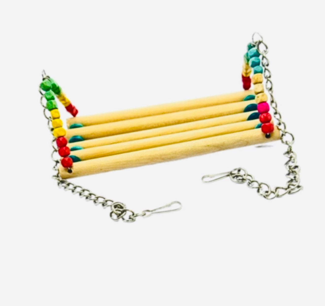Bench swing toy birds