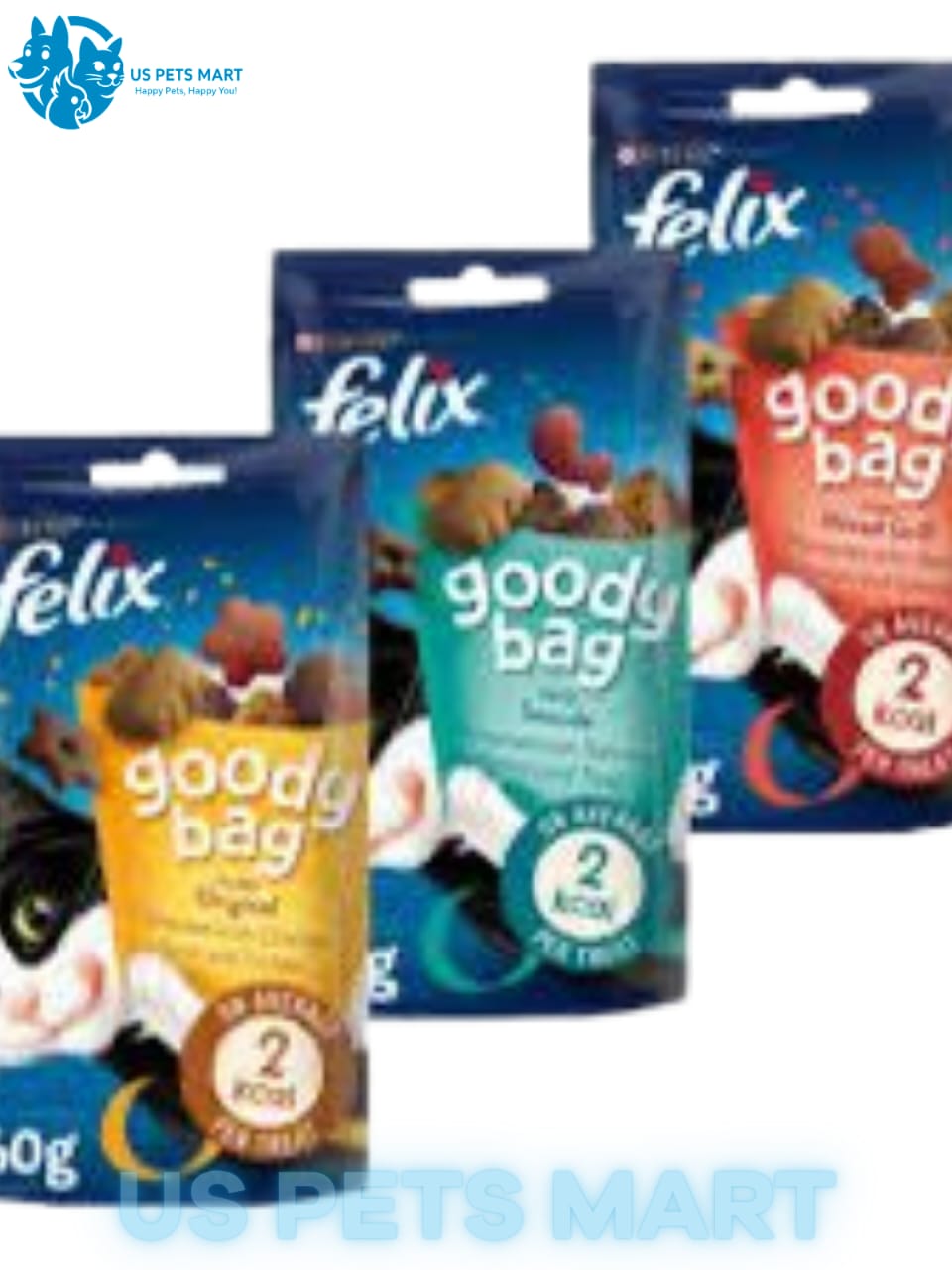 Felix Goody bag Adult cat treats original Mix-60g