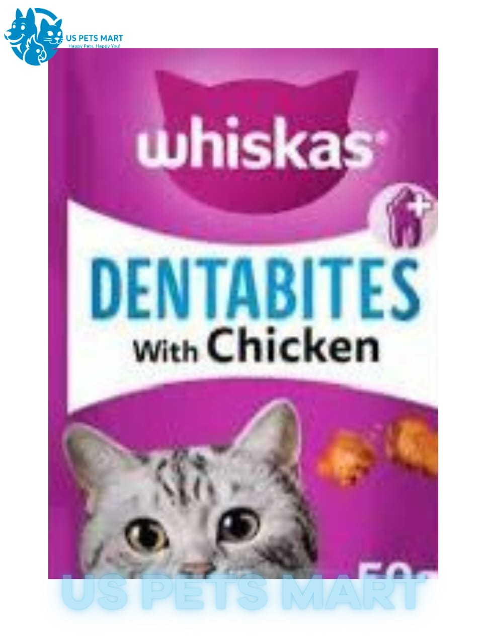 Whiskas Dentabitse chicken treat cat 50 gram