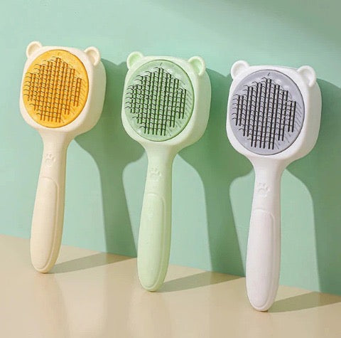 Cat Ear Button brush for pets
