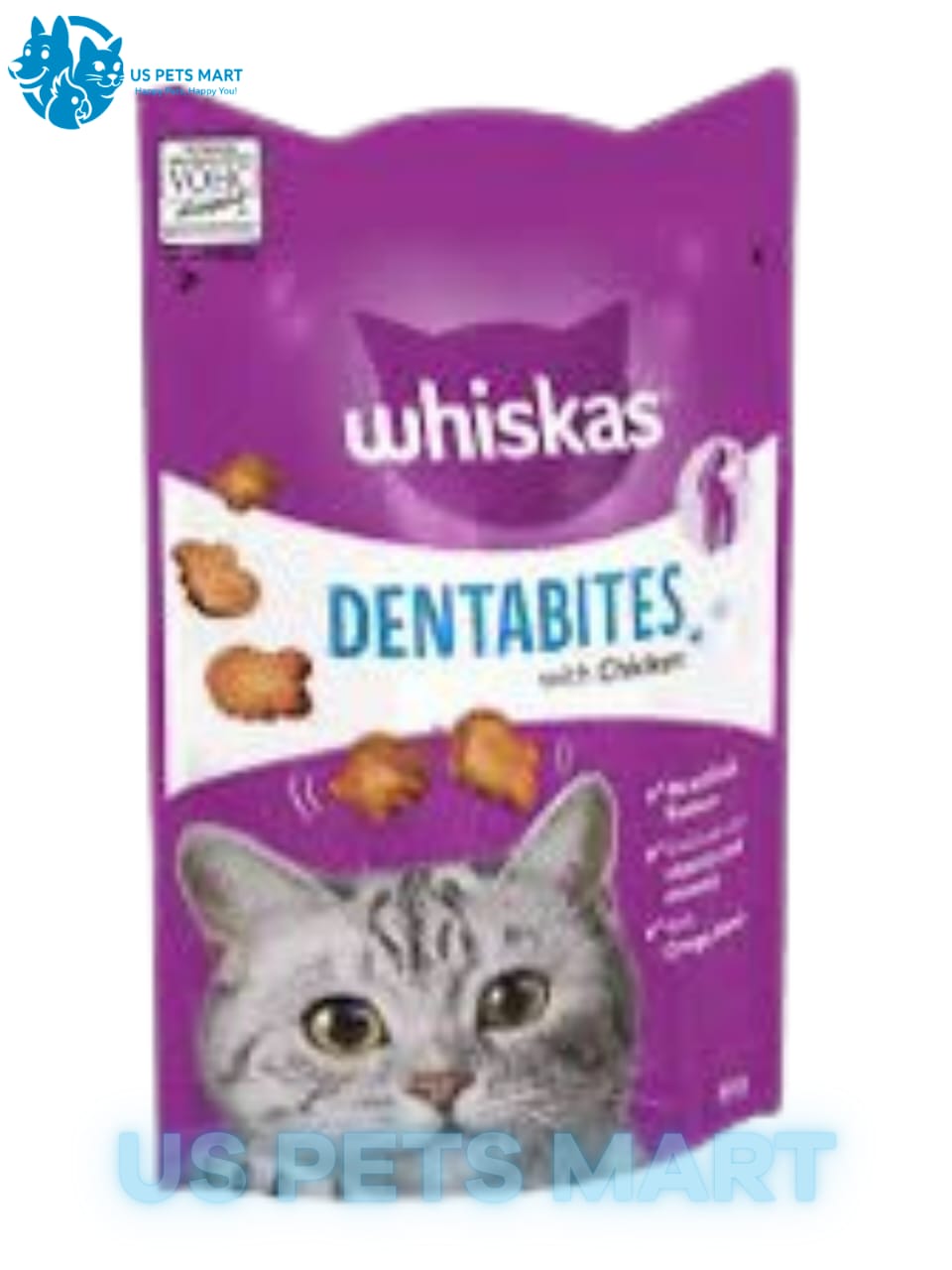 Whiskas Dentabitse chicken treat cat 50 gram