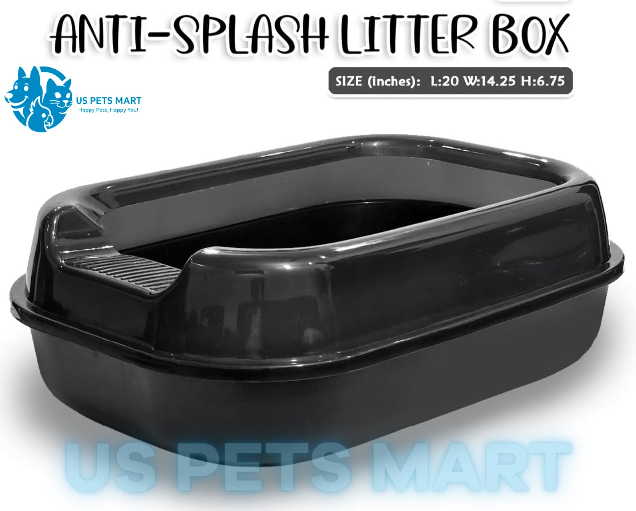 ANTI-SPLASH LITTER BOX Large