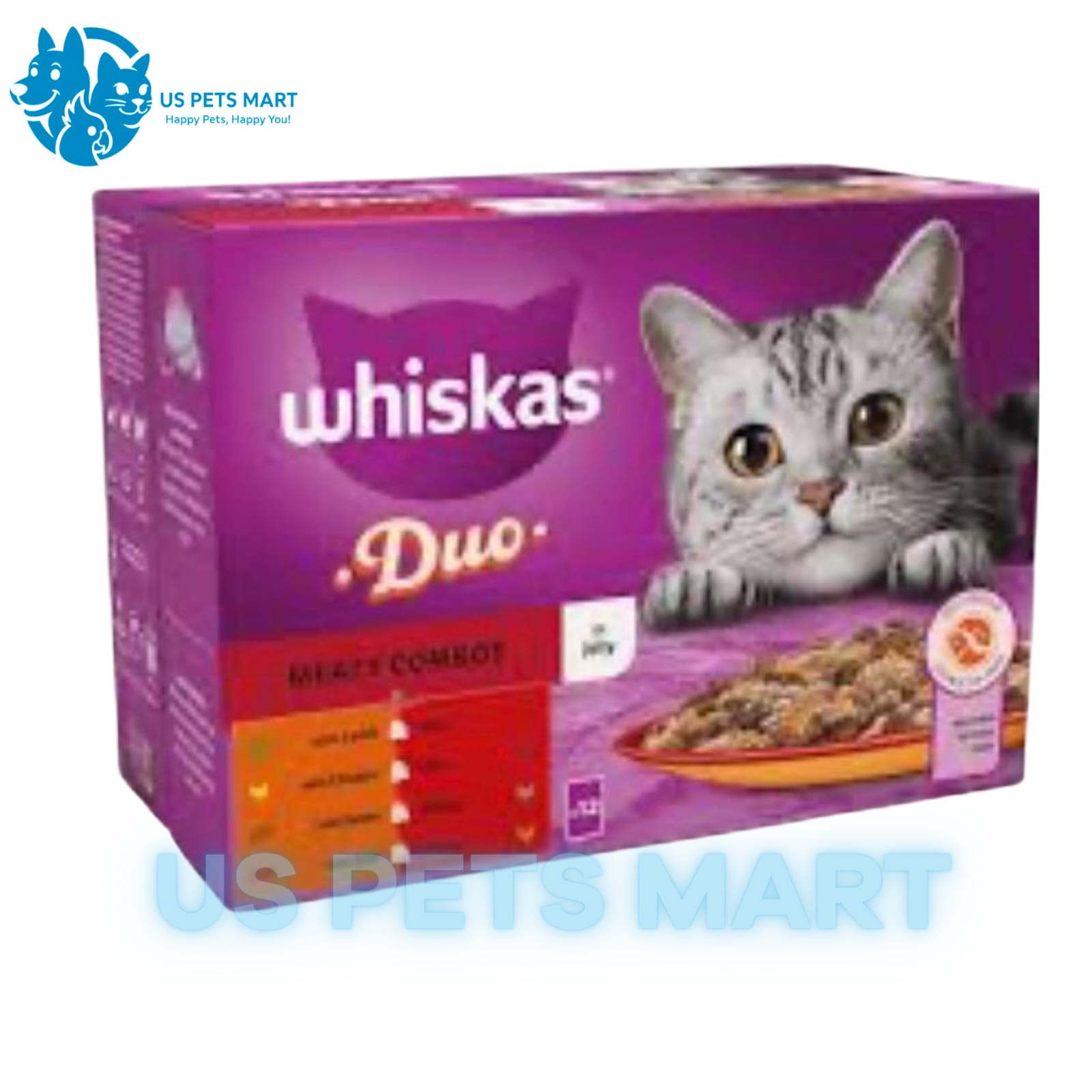 WHISKAS® Poultry Feasts in Jelly 1+ Adult (85 g)