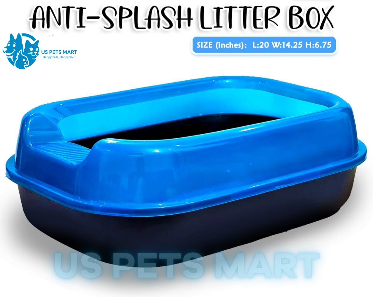 ANTI-SPLASH LITTER BOX Large