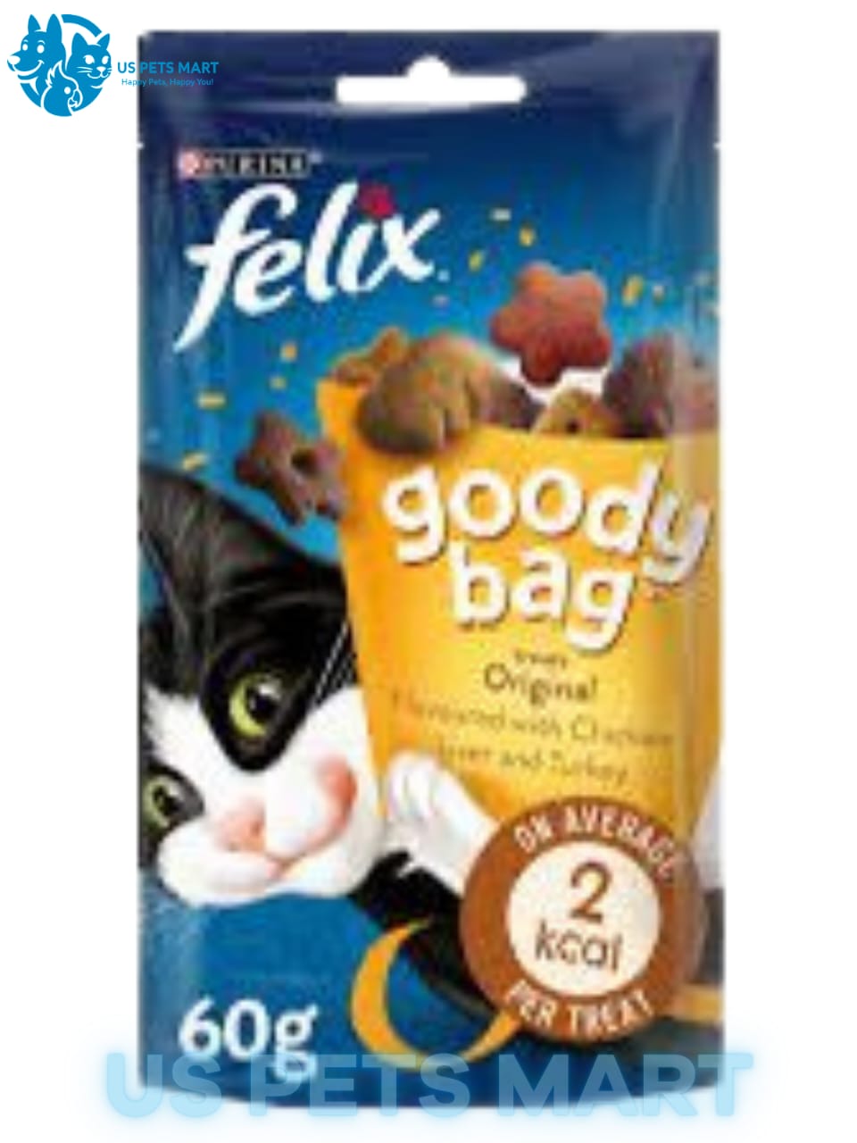 Felix Goody bag Adult cat treats original Mix-60g