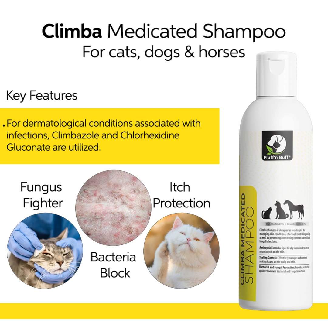 Remu-Ecotiik Medicated Dog& Cat shampoo 120ml