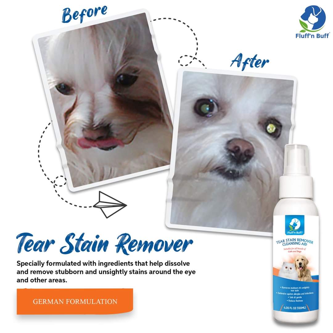 Fluff’n Buff Tear Stain Remover 120Ml