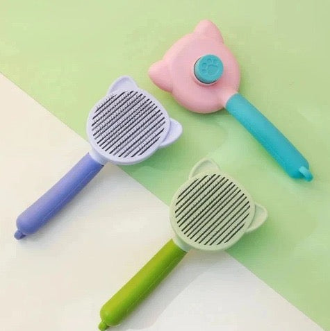 Cat Ear Button brush for pets