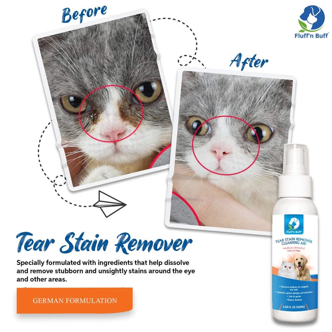 Fluff’n Buff Tear Stain Remover 120Ml