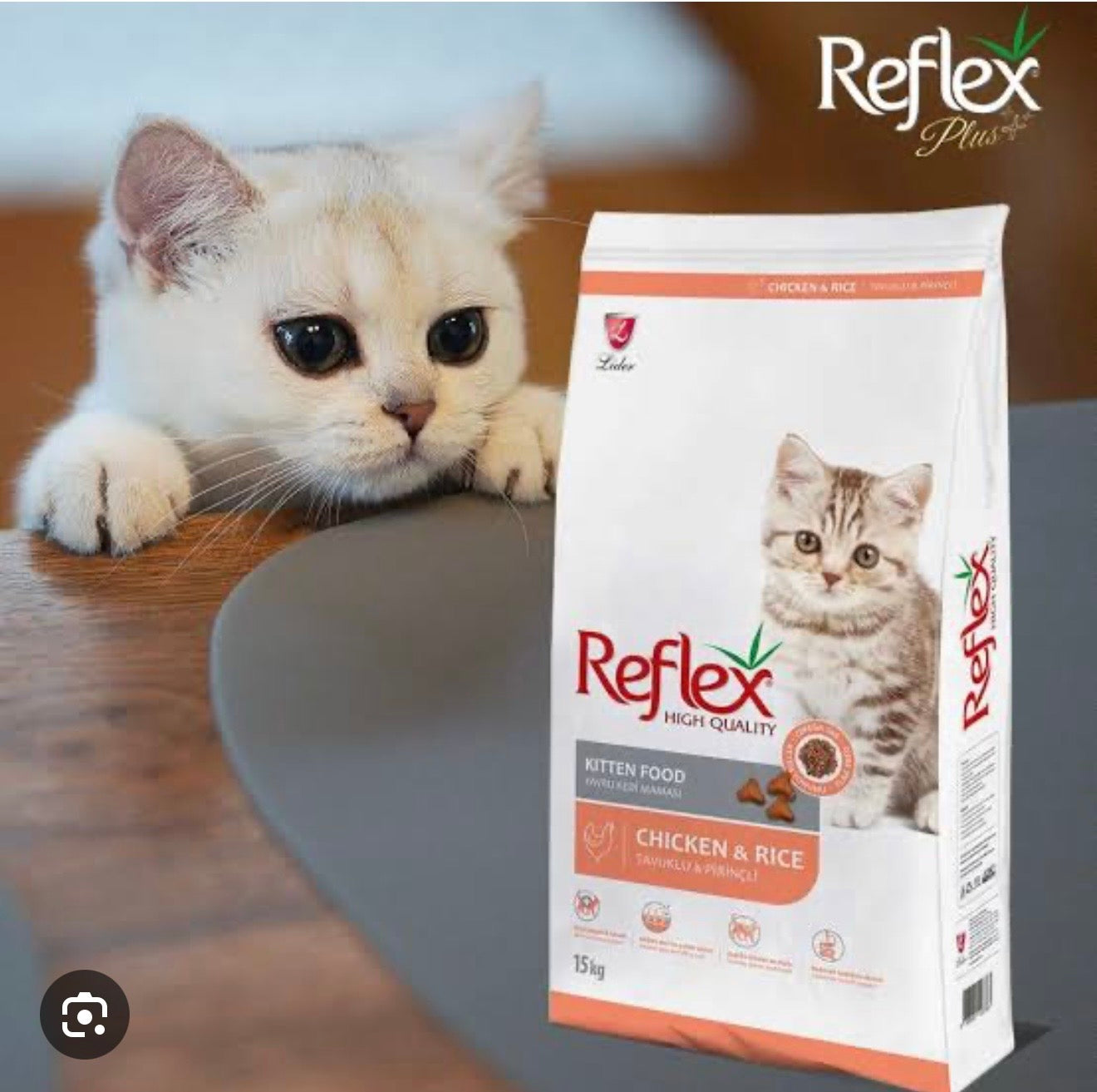 Reflex Kitten Food Chicken and Rice 2kg