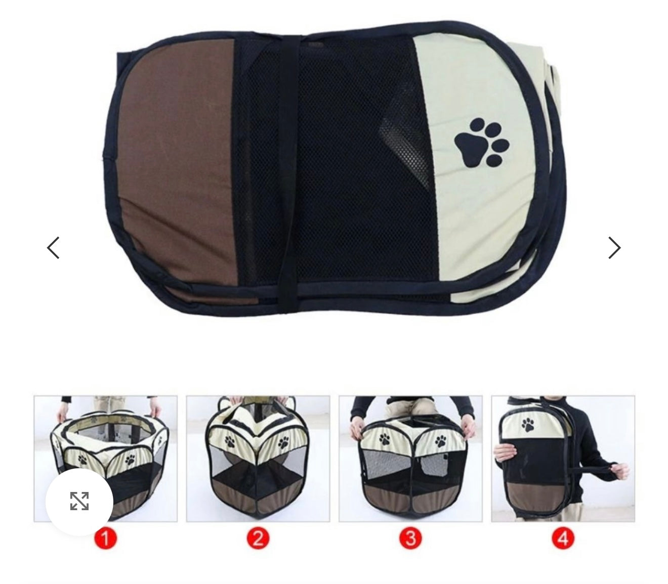 Foldable Pet Kennel – Foldable Pet Tent for Cats n Dogs