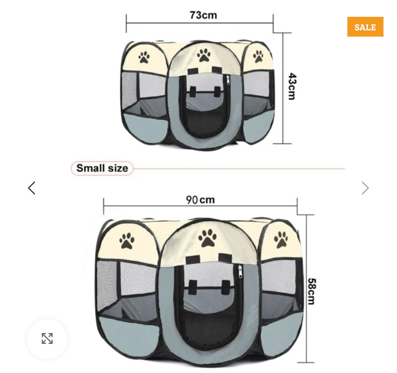Foldable Pet Kennel – Foldable Pet Tent for Cats n Dogs